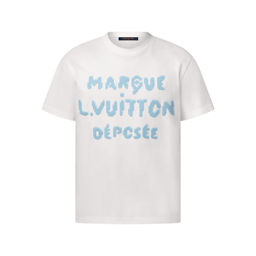 Embroidered Signature T-Shirt - Ready-to-Wear | LOUIS VUITTON
